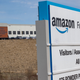 The outside of the Amazon Fulfillment Center as Congressional delegates visit after meeting with workers and organizers involved in the Amazon BHM1 facility unionization effort, represented by the Retail, Wholesale, and Department Store Union on March 5, 2021, in Birmingham, Alabama.